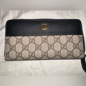 GG Marmont Zip Around Wallet